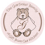 Name Doodles - Large Round Gift Stickers (Culinary Bear)